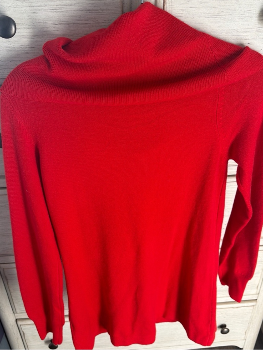 French Connection Red Cowl Neck Sweater